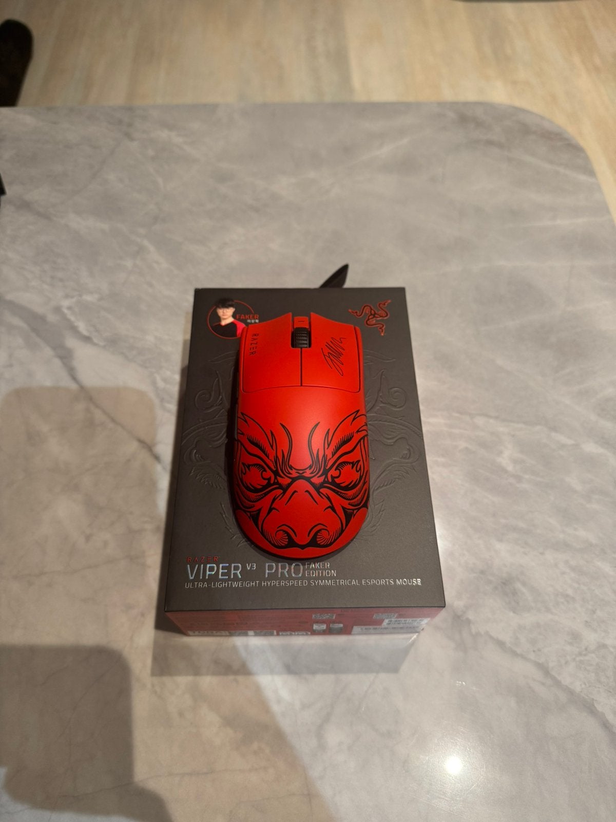 Razer Viper V3 Pro Faker Editie, Computers en Software, Muizen, Ophalen, Rechtshandig, Muis, Razer