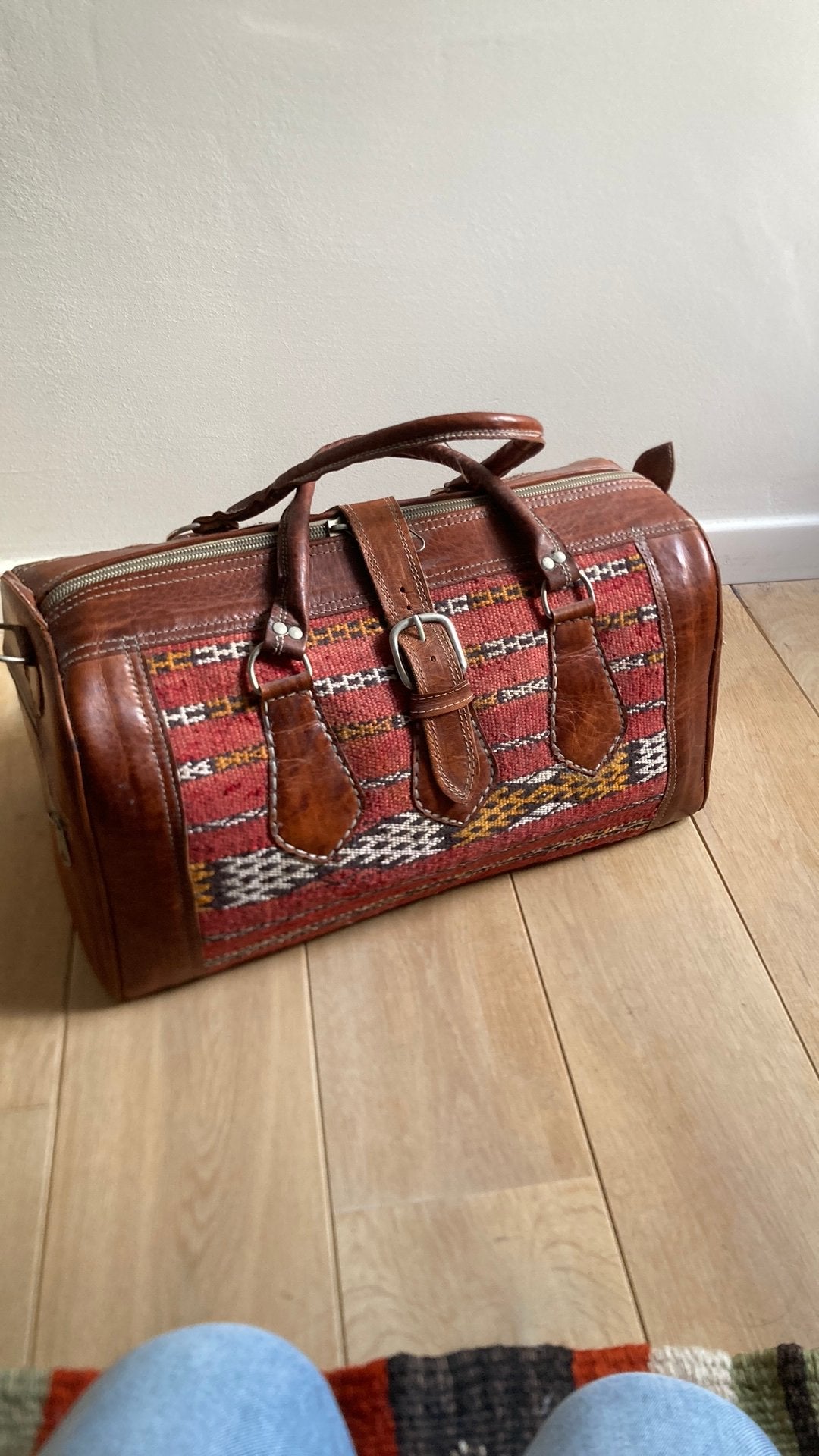 Reistas kelim kilim, Ophalen, Zo goed als nieuw