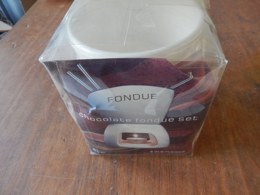 Chocolade fondeau setje (nieuw), Ophalen of Verzenden, Nieuw, Koper