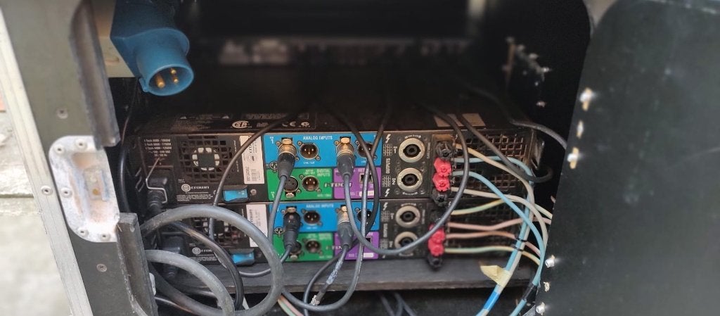 crown i-tech 4000 + dbx drive rack PA, Audio, Tv en Foto, 120 watt of meer, Ophalen, Overige merken, Gebruikt