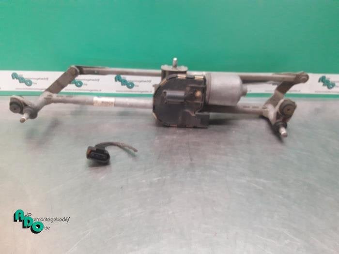 Moteur + mécanique essuie-glace d'un Volkswagen Jetta (Jett, Volkswagen, -, 3 mois de garantie, Utilisé