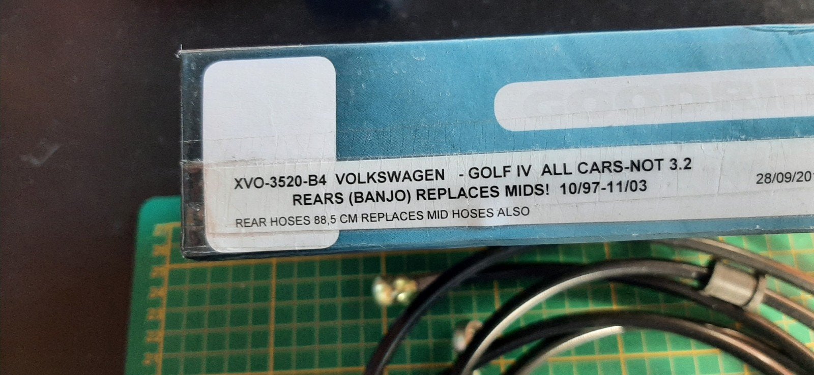 stalen remleidingen  voor VW Golf 4 1997 2003, Ophalen of Verzenden, Nieuw