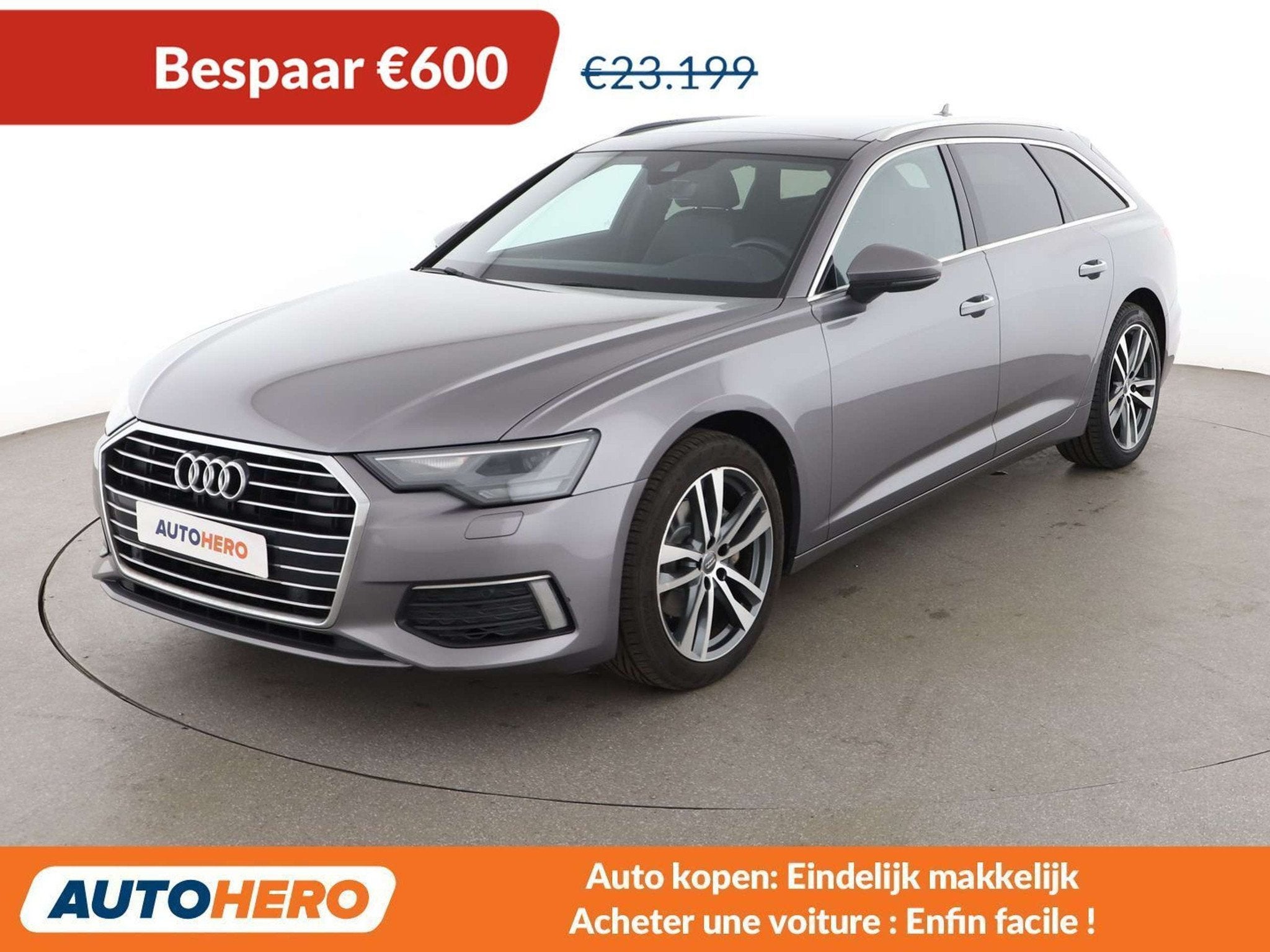 Audi A6 40 TDI Mild-Hybrid Design (automatique), Autos, Cuir, Argent ou Gris, Achat, Euro 6