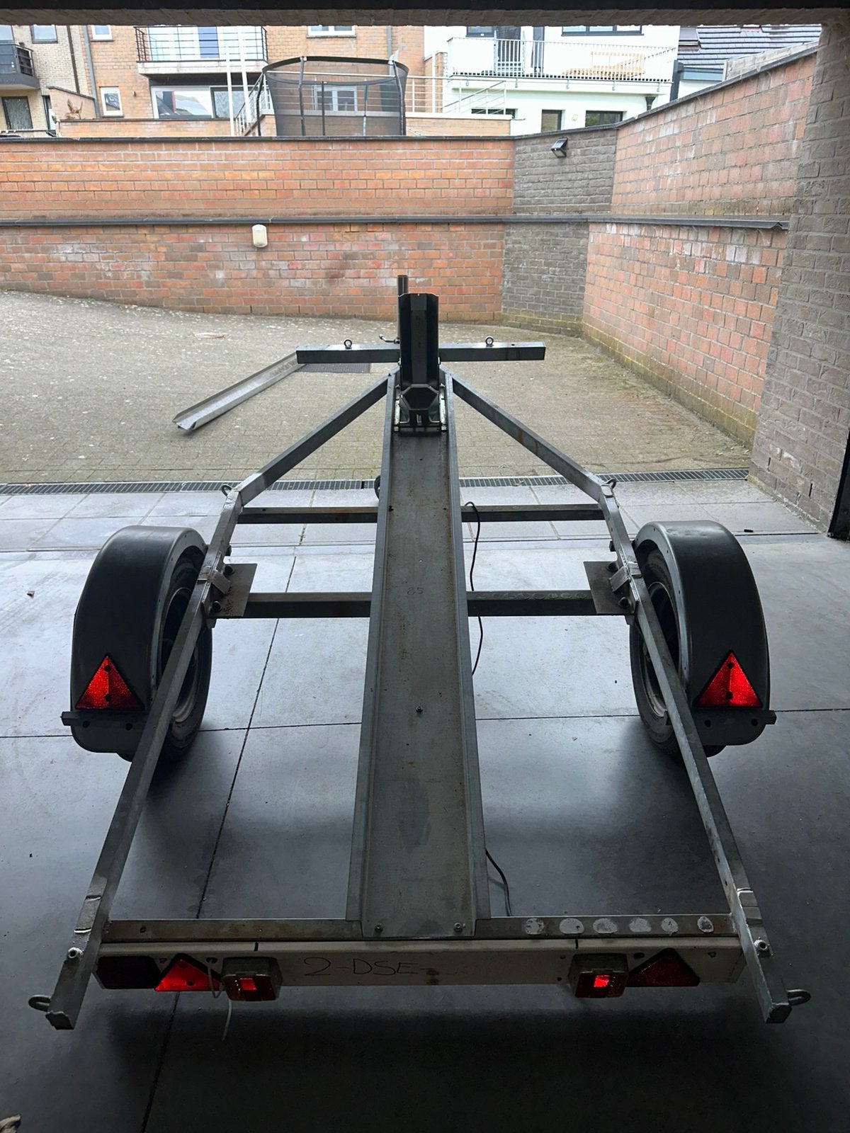 Remorque pour moto - remorque 750 kg avec benne, Motos, Enlèvement, Utilisé