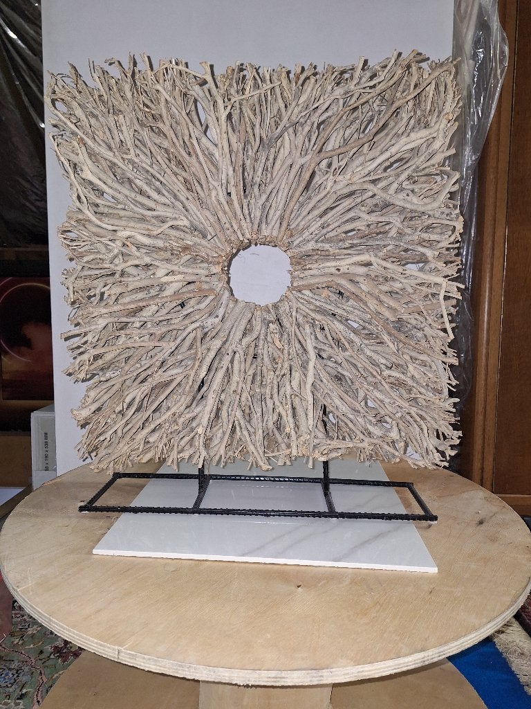 Houten kunstwerk, Antiquités & Art, Enlèvement, Bois, Autres types