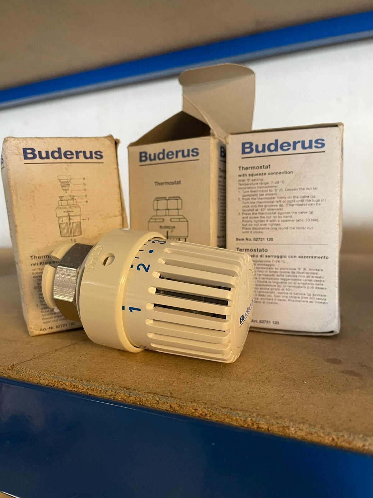 Buderus thermostaat met klemverbinding – art. 8721 120, Bricolage & Construction, Enlèvement ou Envoi, Neuf