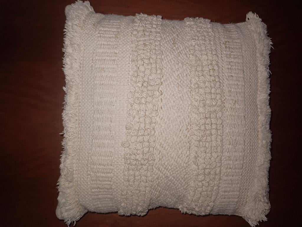 Sierkussens cremekleur 5 stuks, Huis en Inrichting, Woonaccessoires | Kussens, Ophalen