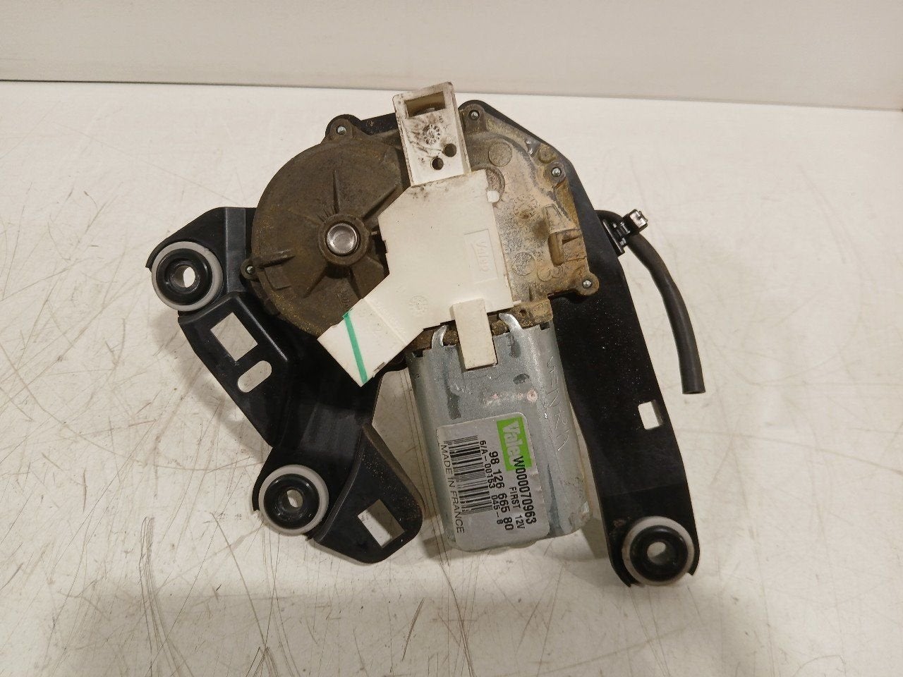 Ruitenwissermotor achter Peugeot Expert, Onderdelen@venauto.nl, Van der Ven Autorecycling B.V., Ettenseweg 76, 4706 PB Roosendaal, The Netherlands