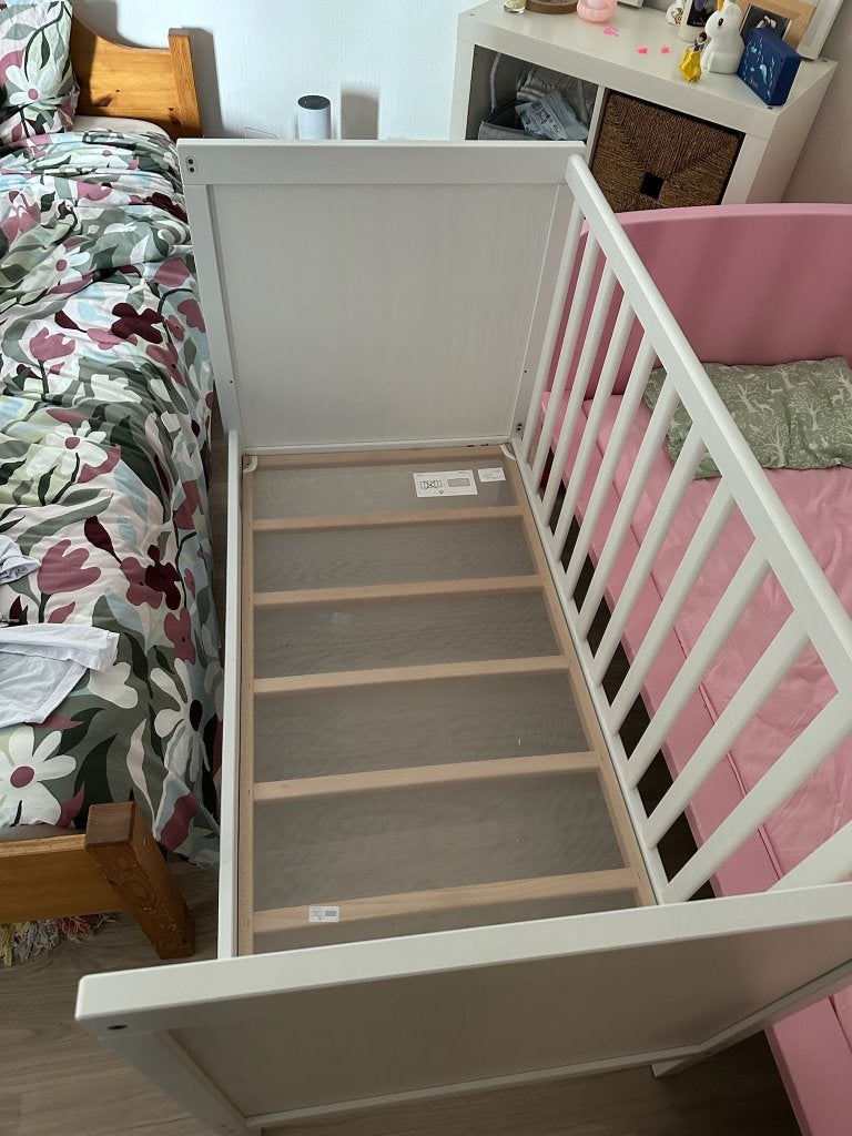 IKEA SUNDVIK + matelas HIMLAVALV + NATTAPA, Enlèvement, 190 cm ou moins, 70 cm ou moins, Une personne