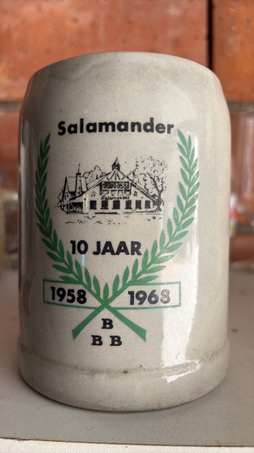 Bierpul 1968 B B B.  Salamander Bosteels Buggenhout, Verzamelen, Ophalen of Verzenden, Zo goed als nieuw