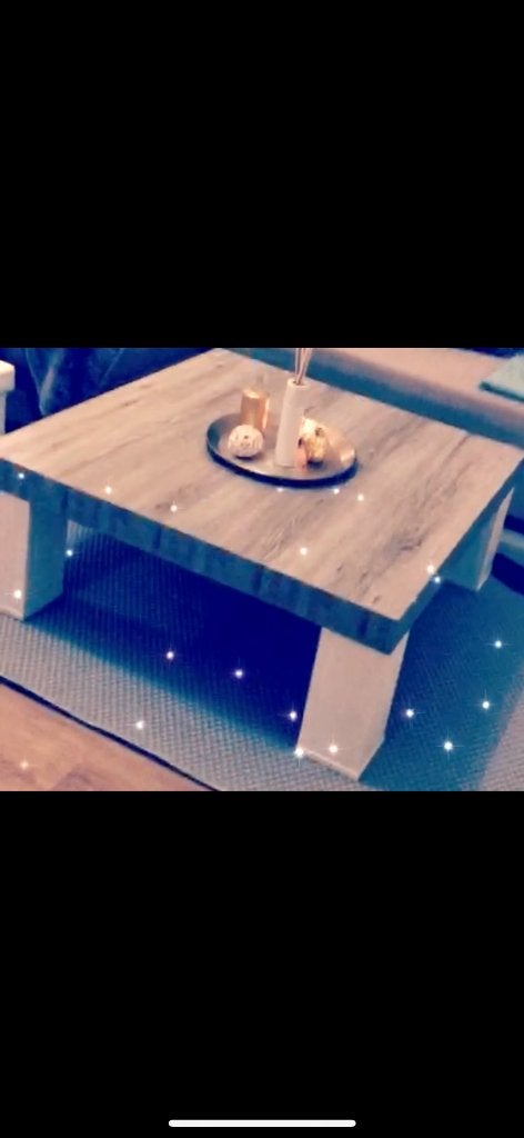 Salontafels, Huis en Inrichting, Tafels | Salontafels, Ophalen, 50 – 75, Minder dan 50 cm, Gebruikt