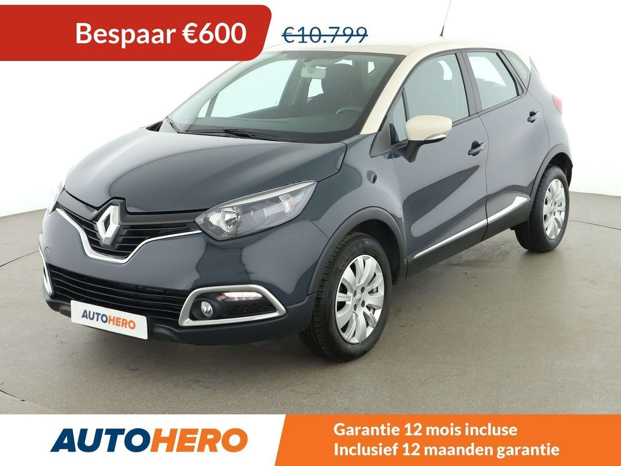 Renault Captur 0.9 Energy Zen (année de construction 2017), Boîte manuelle, 5 places, 113 g/km, Tissu