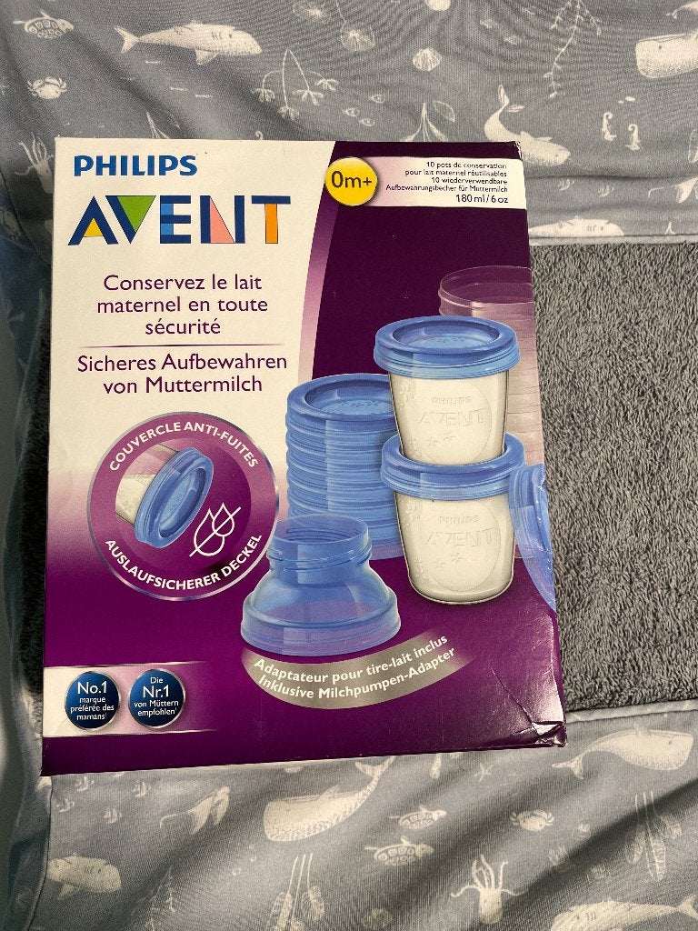 Bewaarbekers moedermelk, Kinderen en Baby's, Ophalen of Verzenden, Nieuw, Bewaarbakje, Philips Avent