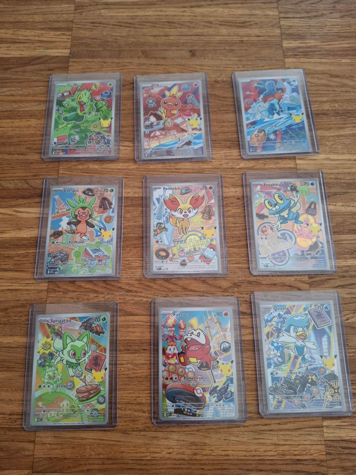 Pokémon - First Partner - Serie 3 (set van 9), Ophalen, Nieuw, Meerdere kaarten