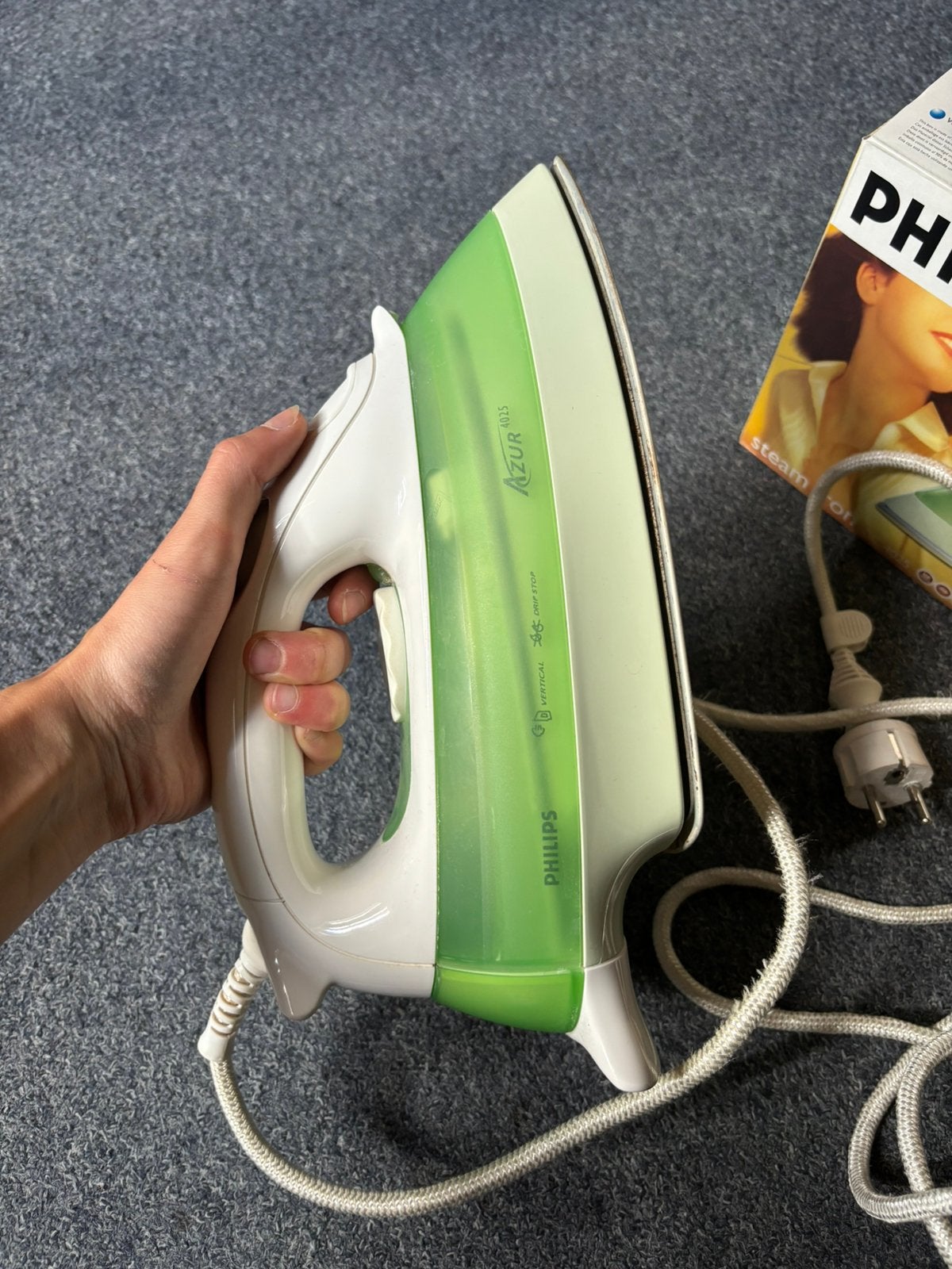 Philips stoomstrijkijzer 4000 serie, Ophalen, Gebruikt, Strijkijzer met snoer