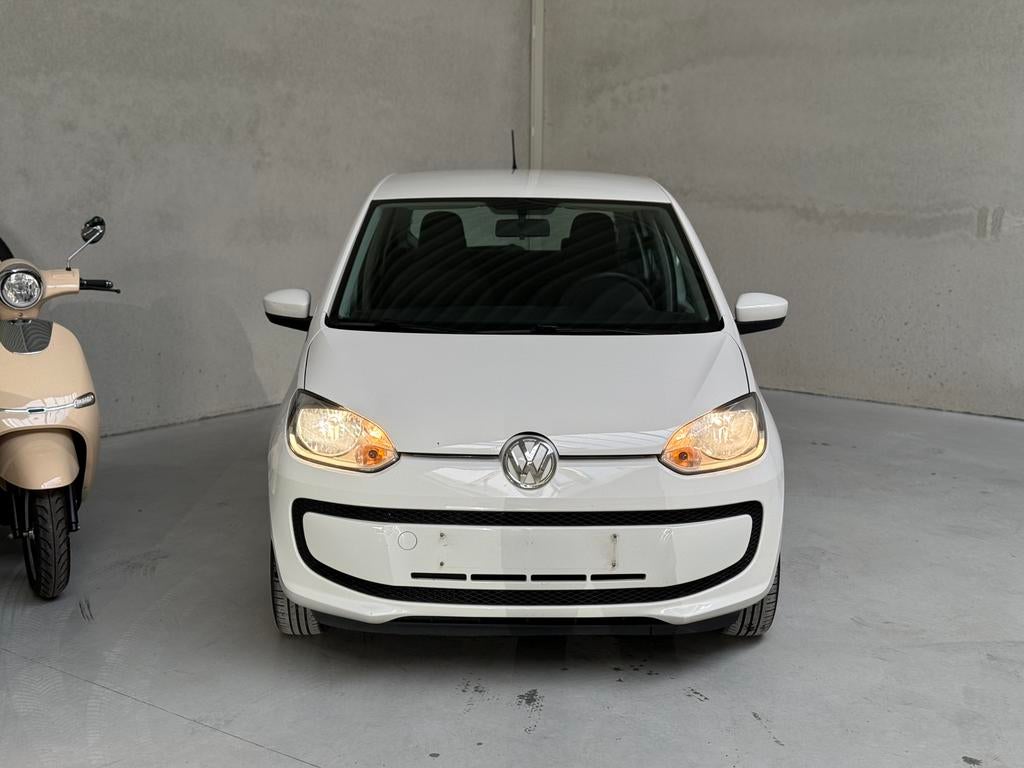Volkswagen Up - Benzine - 1.0 MPI - Airco - Cruiscontrole, Auto's, Euro 5, Stof, Wit, Bedrijf