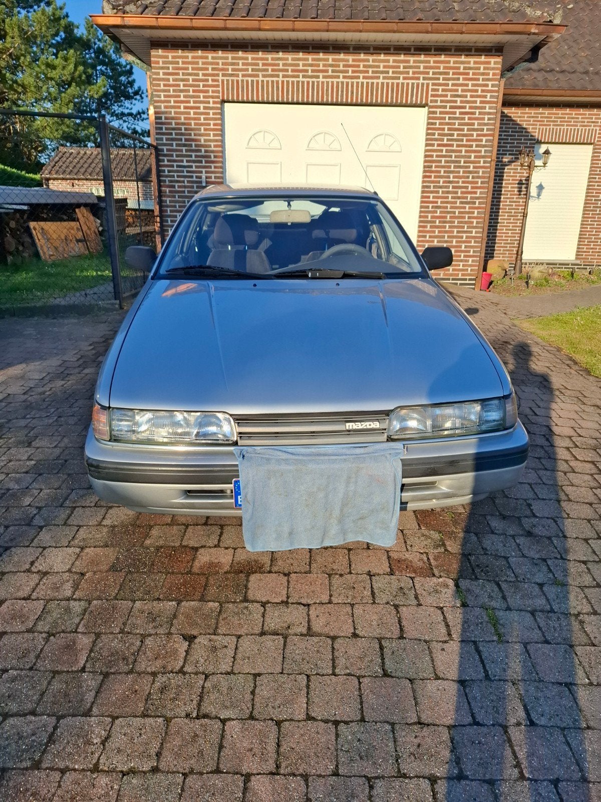 oldtimer mazda 626 2.0 glx diesel bj 1988 162000 km 1ste eig, Auto's, Voorwielaandrijving, Stof, 4 cilinders, Grijs