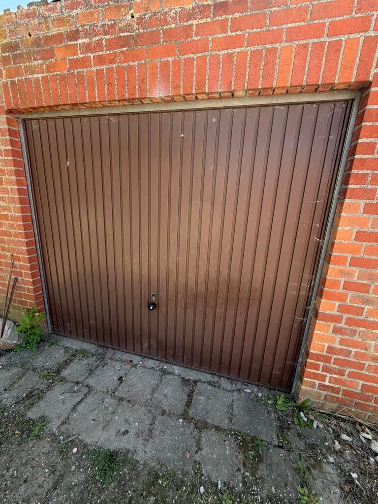 Garagepoort hormann 2,5m breed en 2,15m hoog, Ophalen, Zo goed als nieuw