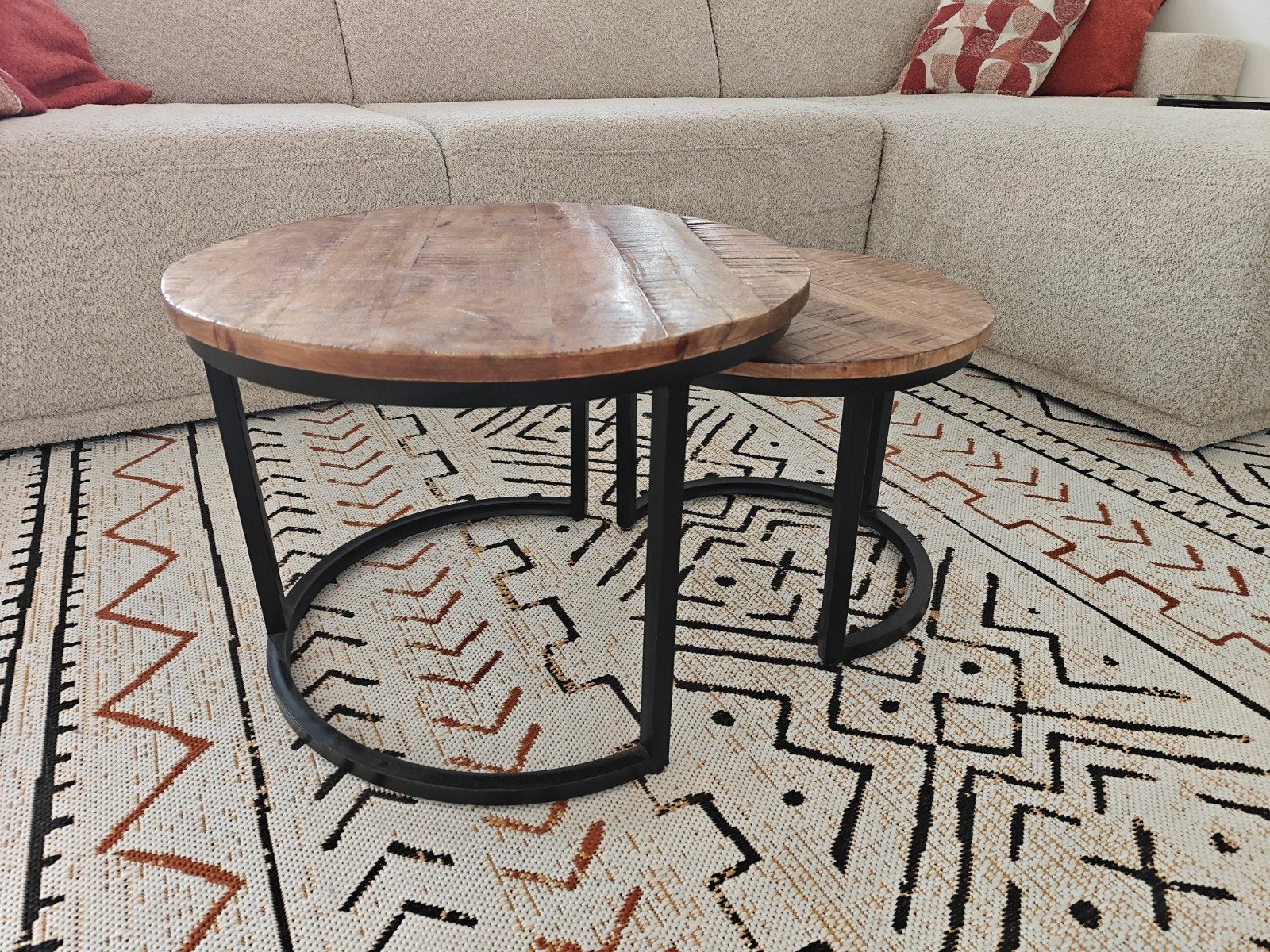 Salontafel / Bijzettafel, Ophalen