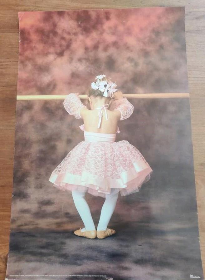 Poster ballerina, Ophalen, Rechthoekig Staand, Deurposter of groter, Zo goed als nieuw