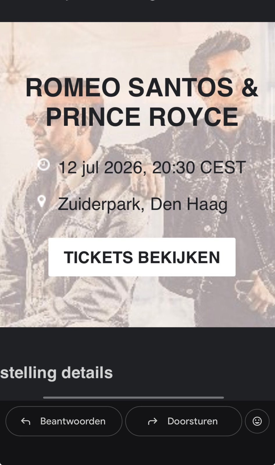 Prince Royce, romeo santos tickets 12 july 20:30 den haag, Twee personen, Juli