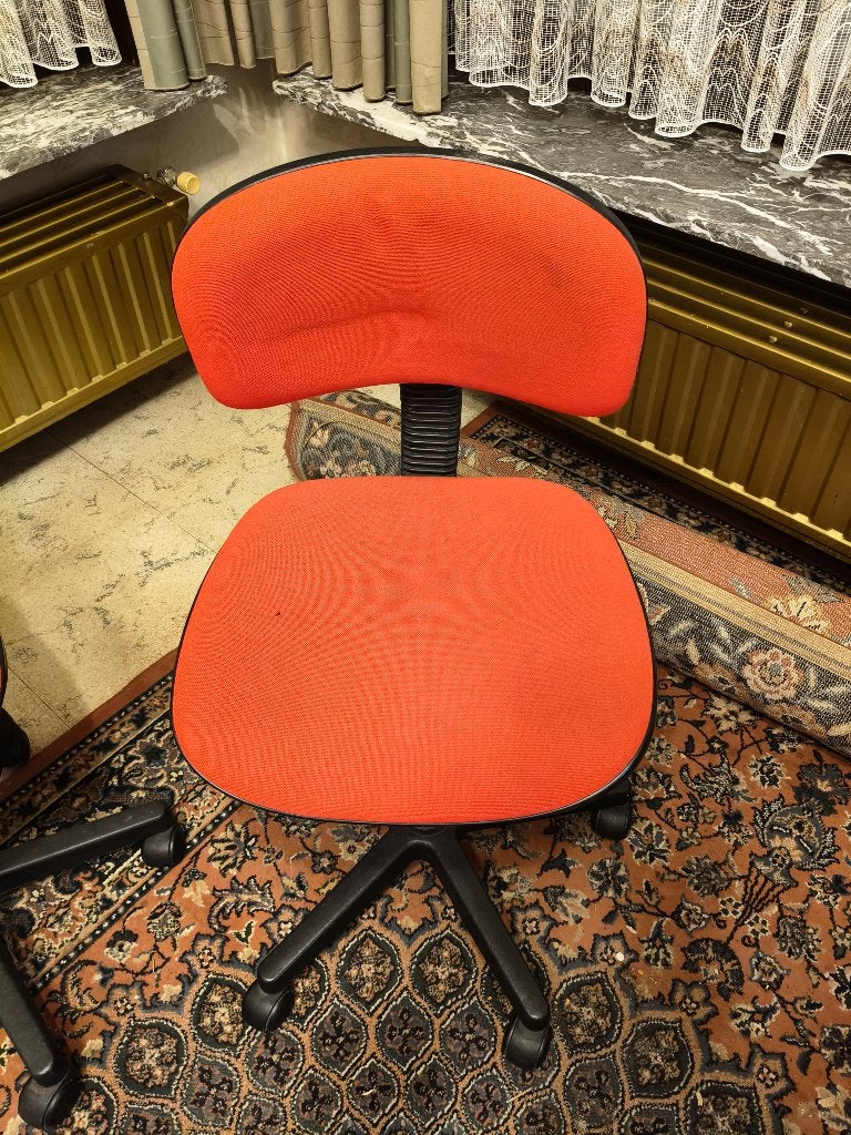 Bureau stoel, Huis en Inrichting, Ophalen, Gebruikt, Rood, Bureaustoel