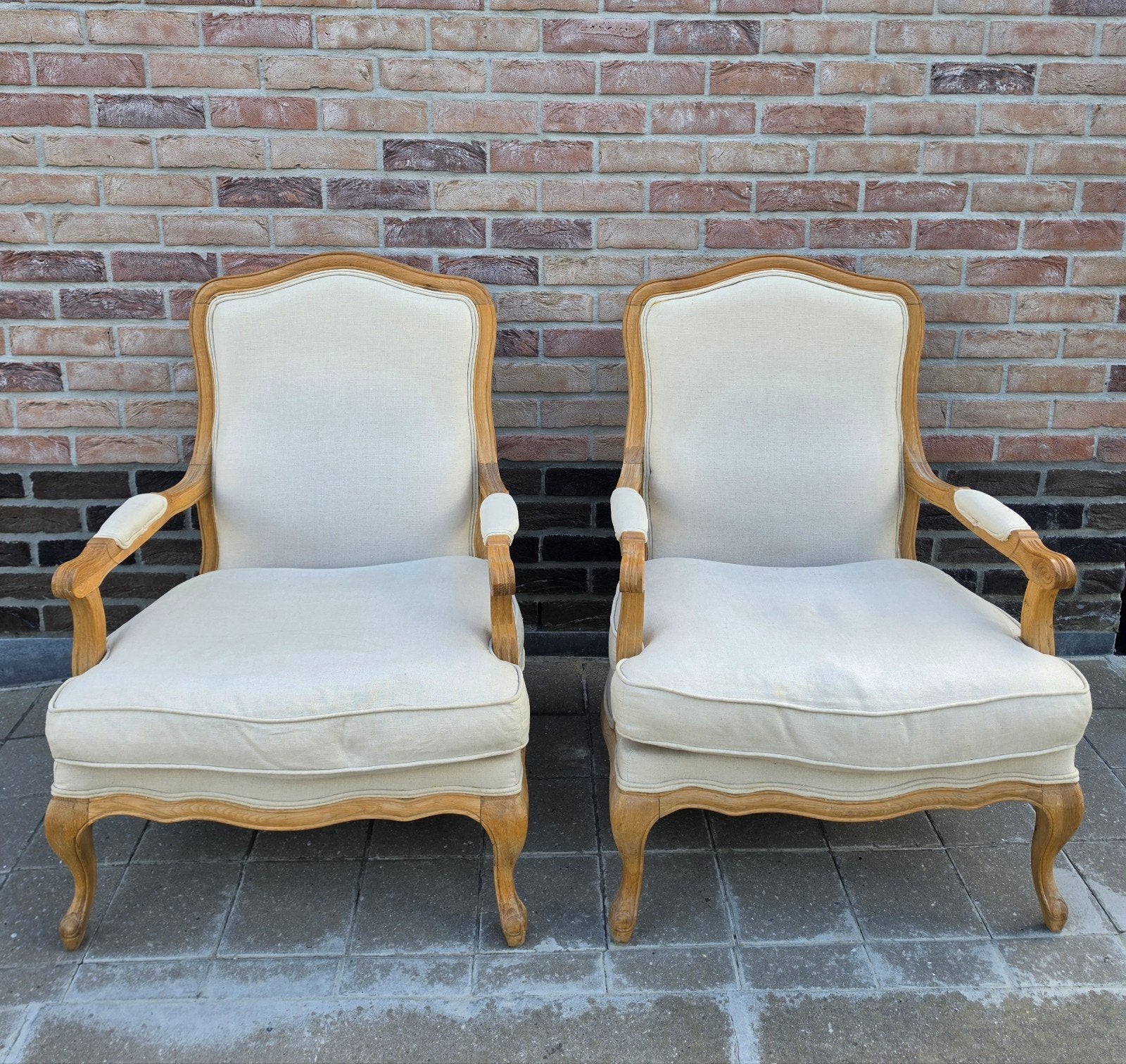 Le Brun Fauteuil d'appoint français, détails en chèle chaulé, Enlèvement