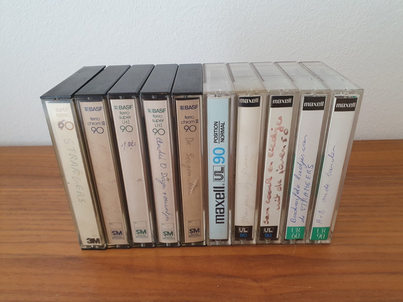 10x opgenomen cassettebandjes (BASF, MAXELL), Ophalen of Verzenden