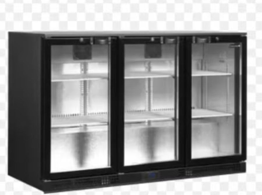 cold equip 3 deurs glas barfrigo, Ophalen