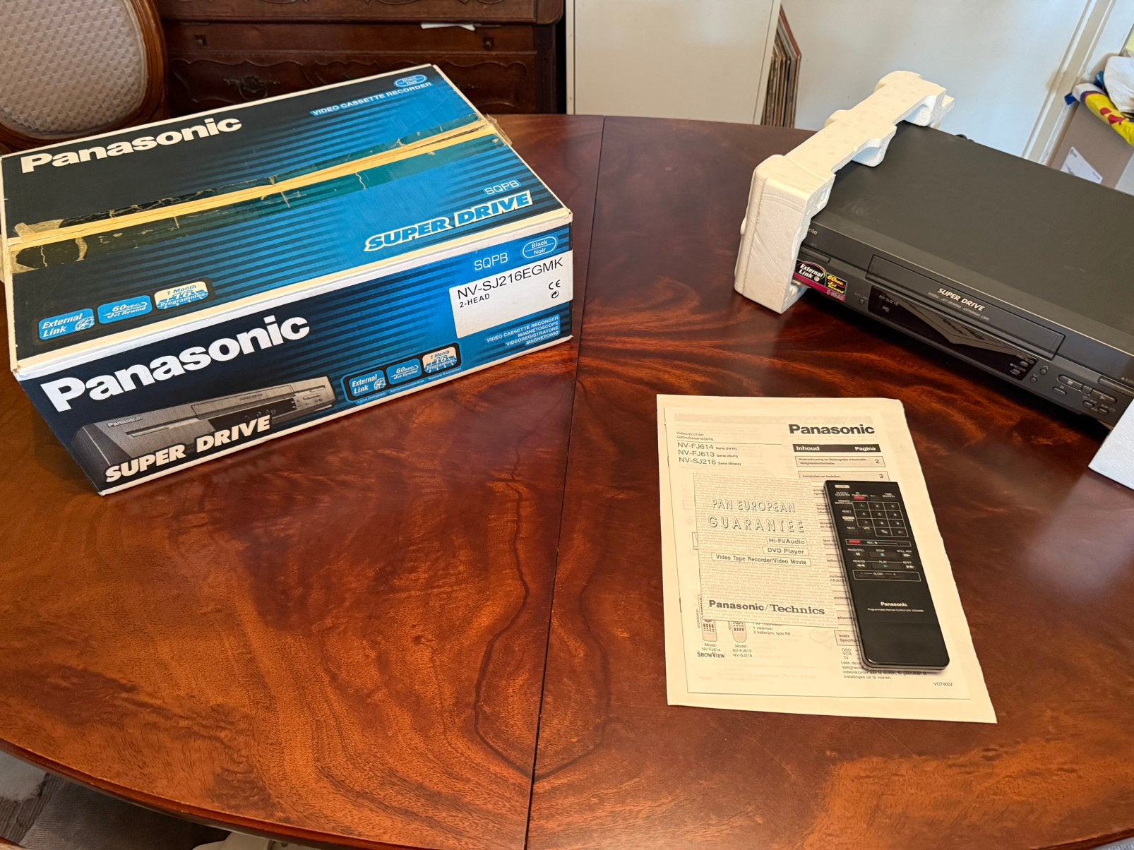 Video  cassette recorder, Ophalen of Verzenden, Zo goed als nieuw, VHS-speler of -recorder