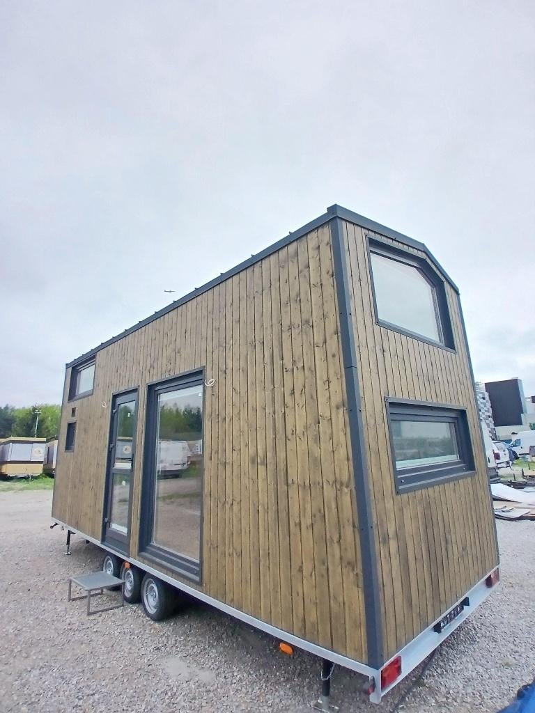Tiny House, starcaravan 06/7,2 m vanaf 32.900 euro excl. BTW, Caravans en Kamperen, Stacaravans