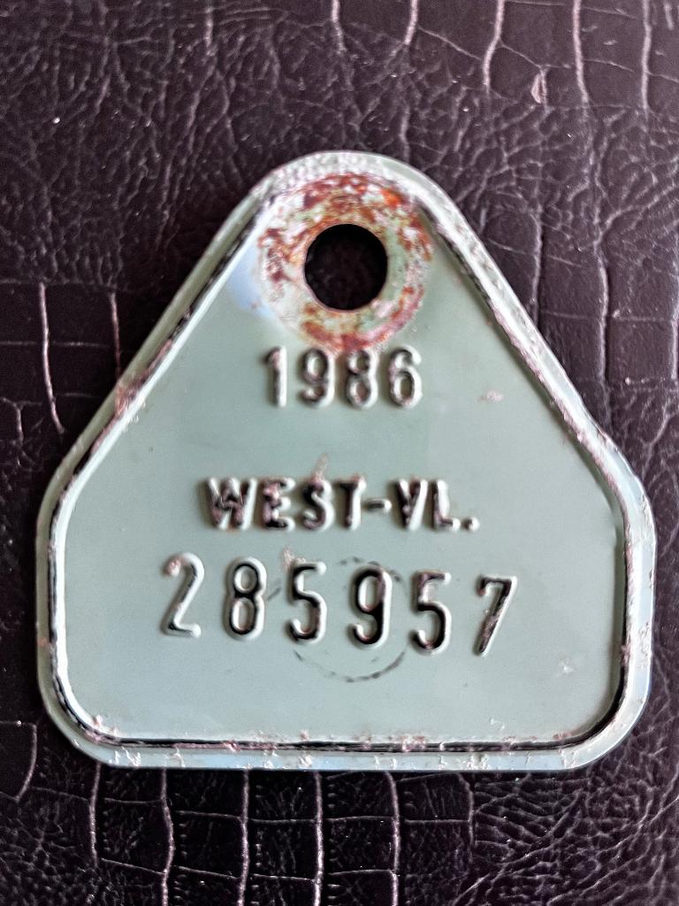 Fietsplaat  1986, Verzamelen, Ophalen, Overige typen