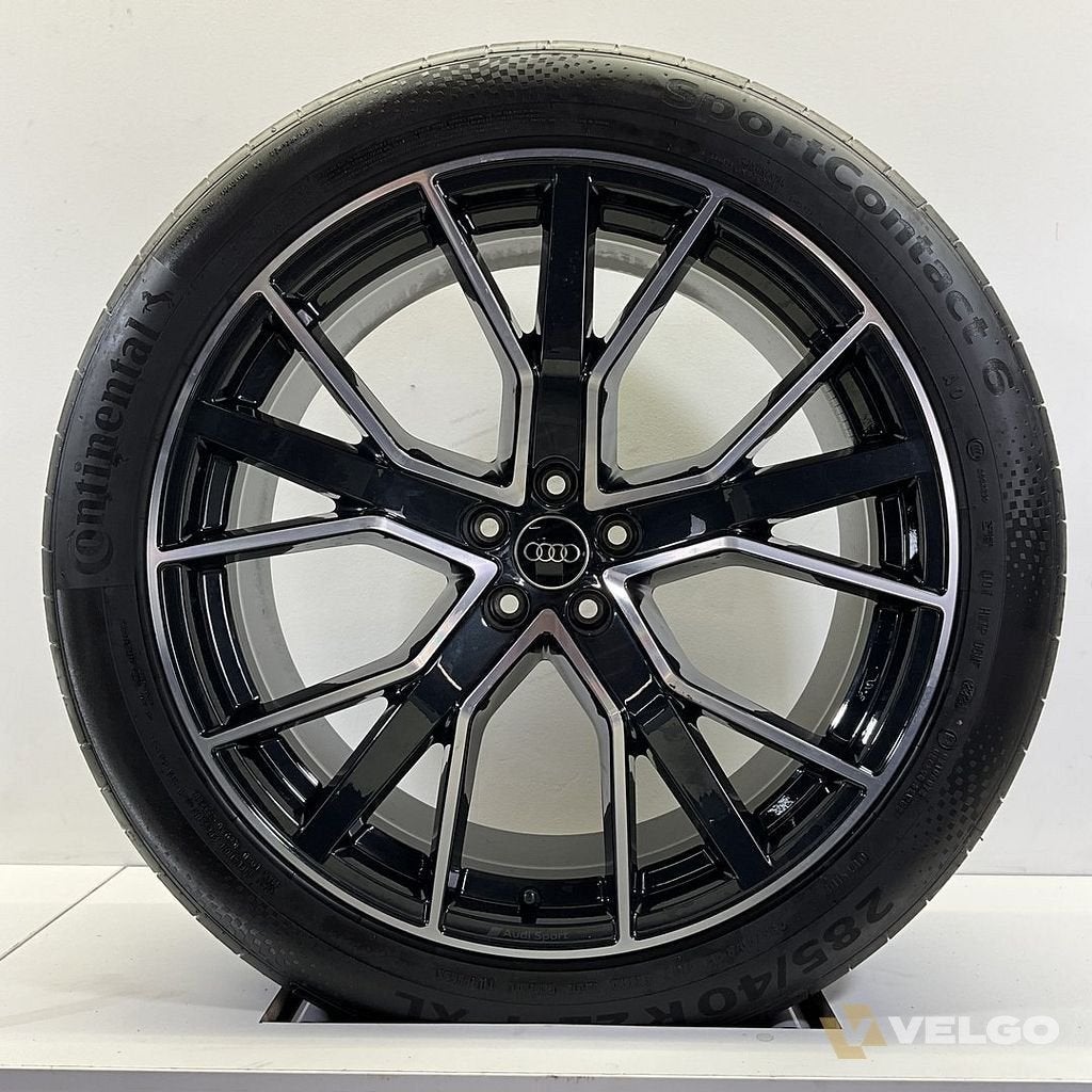 AUDI SQ8 Q8 SET VELGEN + ZOMERBANDEN 22 INCH, Pneus et Jantes, 285 mm, Véhicule de tourisme, Pneus été