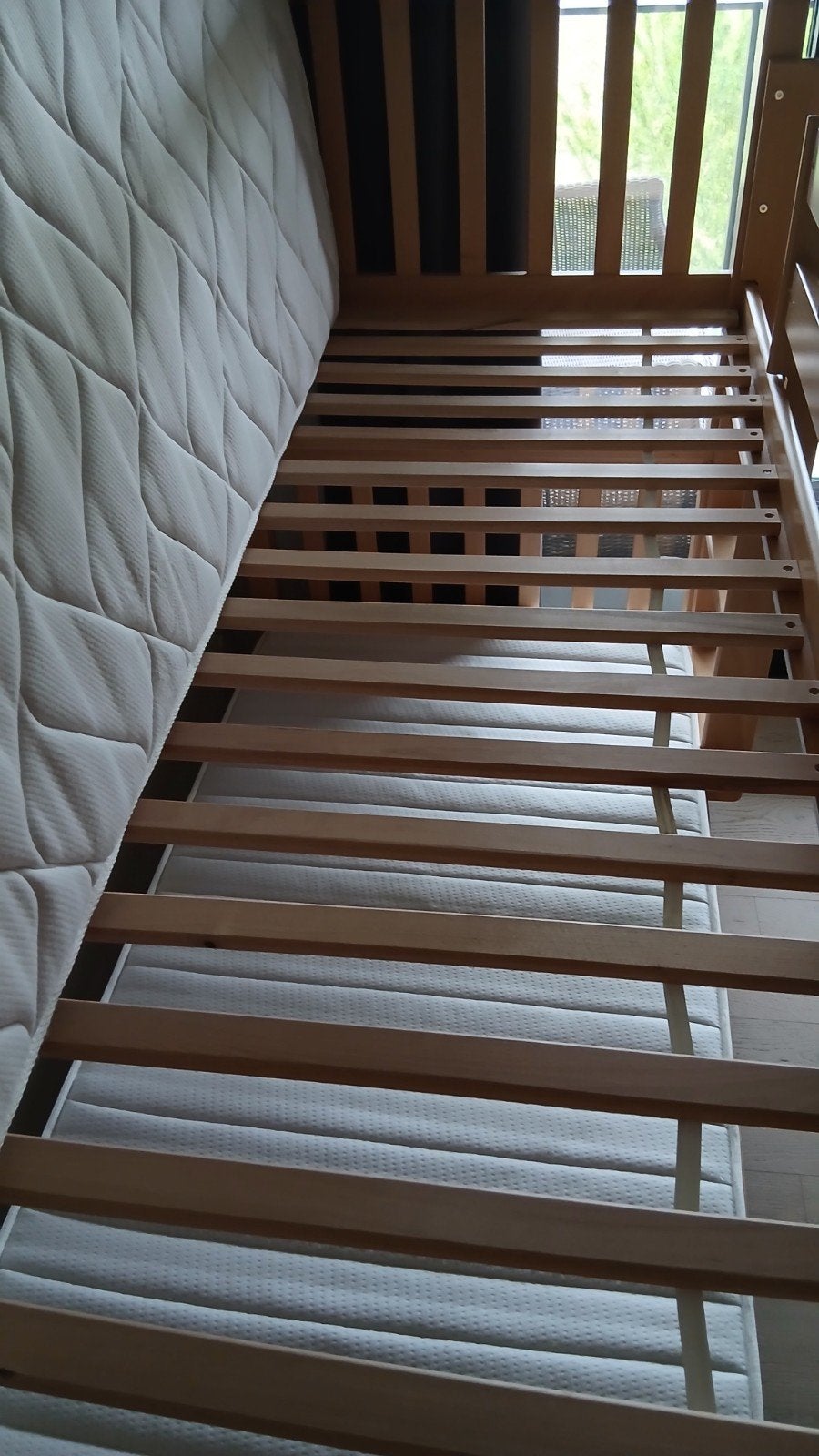 stapelbed, Ophalen, Stapelbed