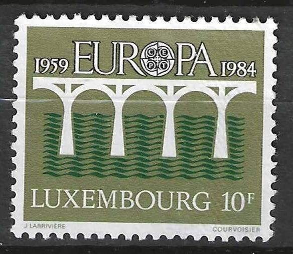 Luxemburg 1984 - Yvert 1048 - Europazegels - 10 f. (ZG), Verzenden, Luxemburg, Postfris