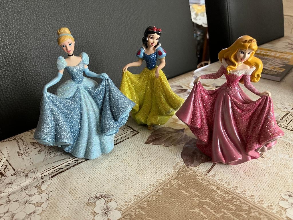 Set 3 prinsessen beeldjes - Disneyland Aurora Cinderella, Ophalen of Verzenden, Sneeuwwitje of Doornroosje, Beeldje of Figuurtje