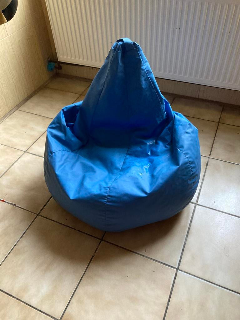 Siège poire, Enlèvement, Utilisé, Bleu