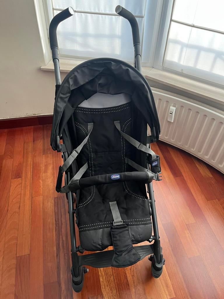 Poussette canne Chicco jet black liteway, Enlèvement, Comme neuf