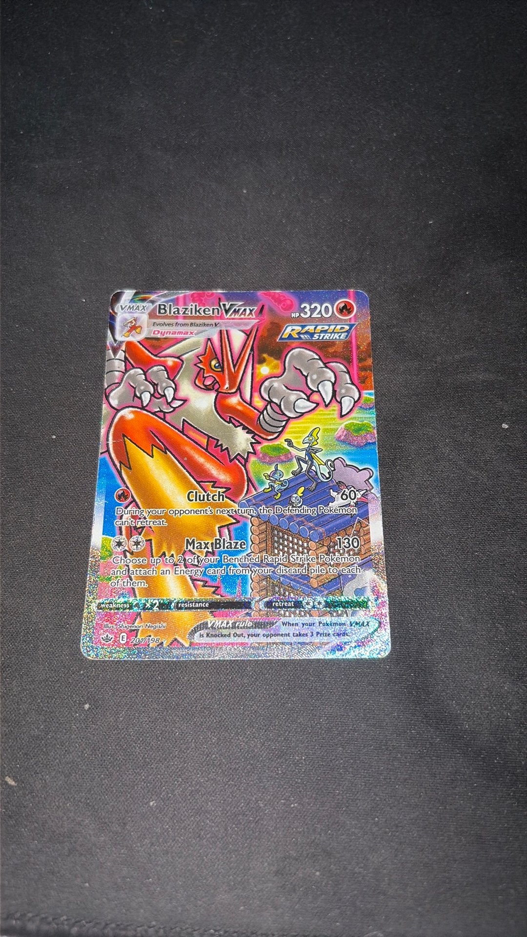 Blaziken VMAX 201/198 Chilling Reign, Enlèvement ou Envoi, Cartes en vrac