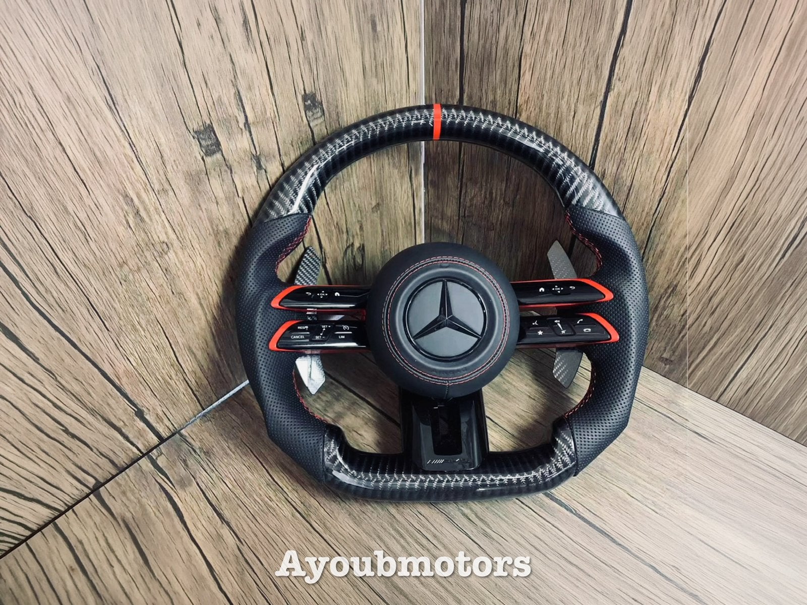 Volant mercedes personnalisée sut mesures, Enlèvement