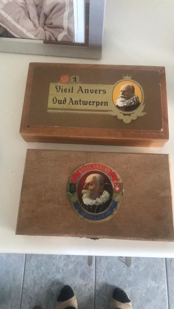 Sigarendoos oud Antwerpen, Ophalen of Verzenden, Zo goed als nieuw