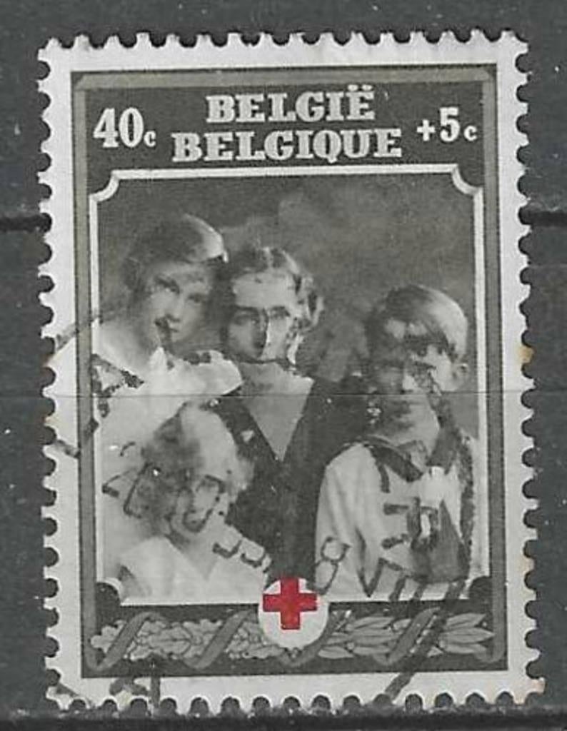Belgie 1939 - Yvert/OBP 498 - 75 jaar Rode Kruis (ST), Verzenden, Gestempeld, Gestempeld, Rode kruis