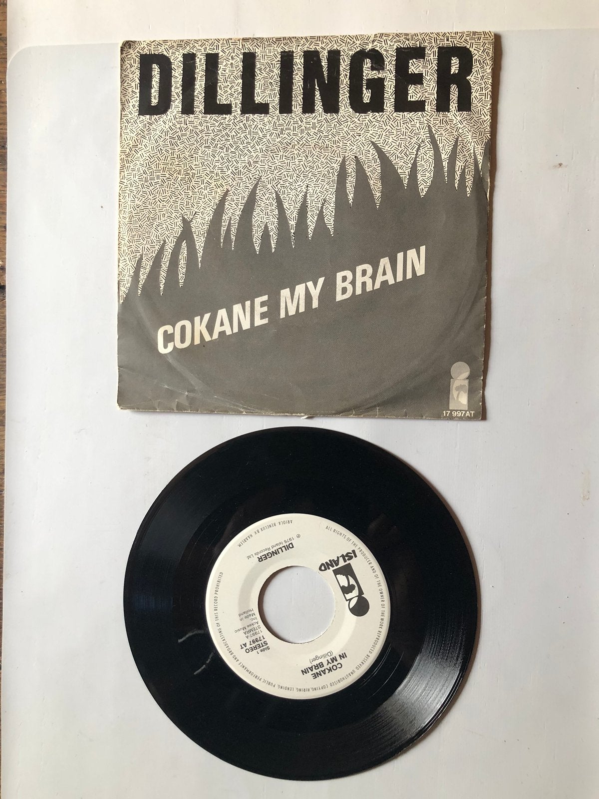 Dillinger: cokane my brain ( 1976), Verzenden, Zo goed als nieuw