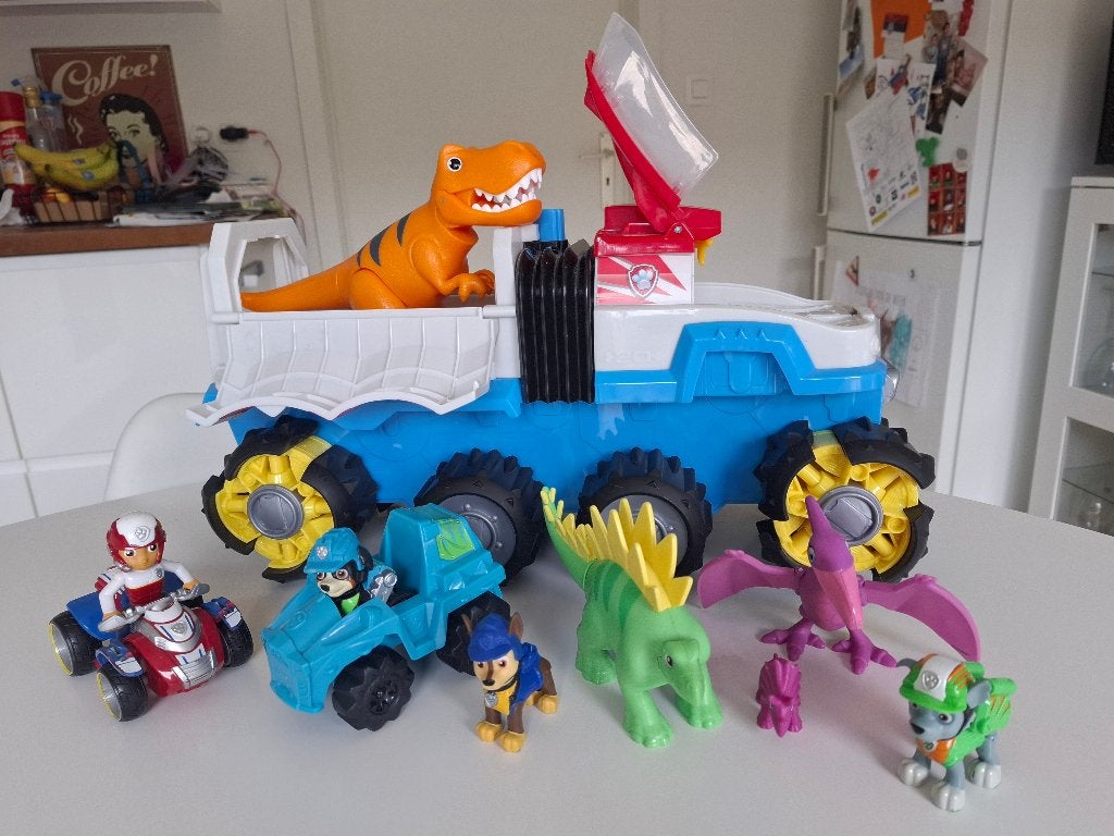 Paw Patrol Dino Rescue lot, Enfants & Bébés, Jouets | Véhicules en jouets, Enlèvement, Utilisé