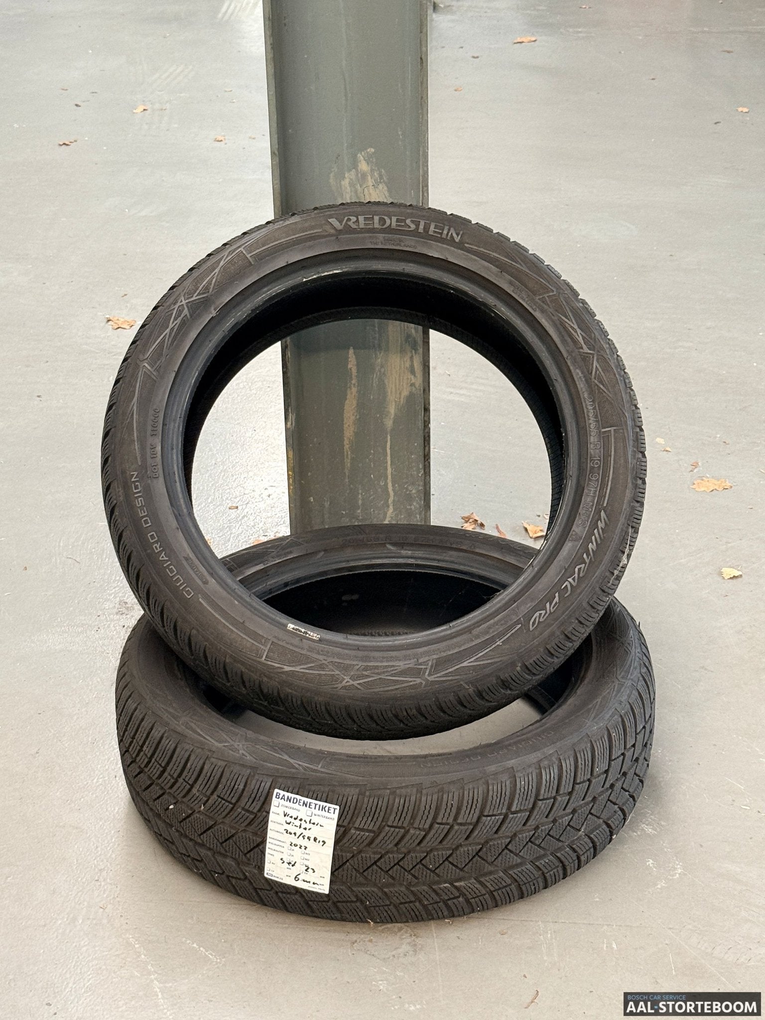 2x Winterband 205/55 R19 97H Vredestein Wintrac Pro, Auto-onderdelen, Banden en Velgen, Gebruikt, -, -, Band(en)