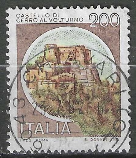Italie 1980 - Yvert 1445 - Castello Pandone - 200 l.  (ST), Verzenden, Gestempeld