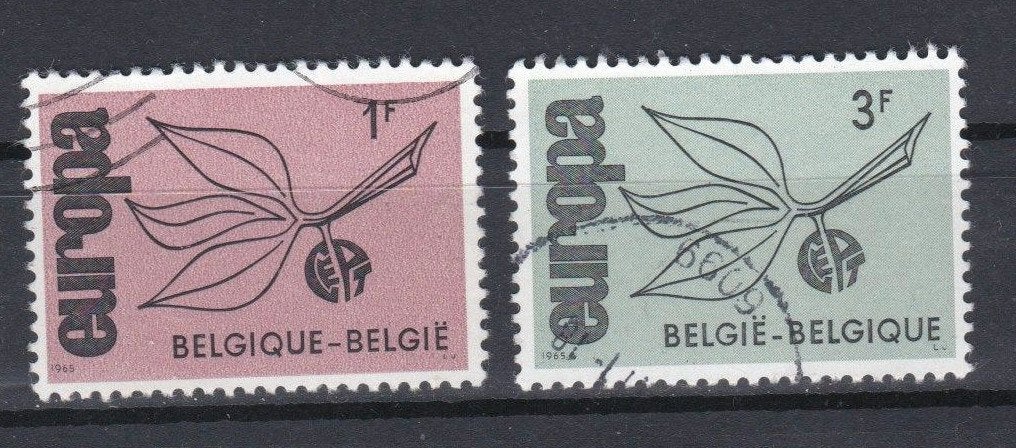 Belge 1965 - n 1342 - 1343, Envoi, Oblitéré