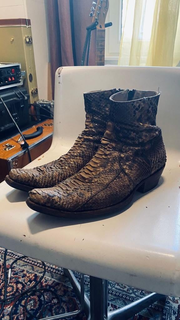 Sendra - Slangenleer Laarzen maat 44, Kleding | Heren, Schoenen, Sendra, Boots, Ophalen of Verzenden, Gedragen