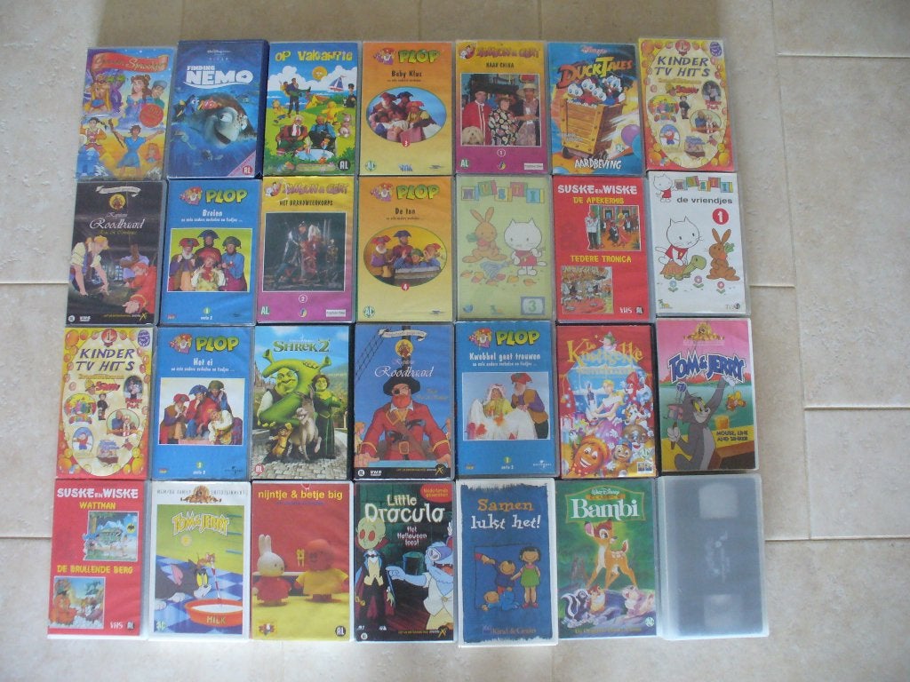 VHS video cassettes Kinderen en Jeugd, Enlèvement, VHS