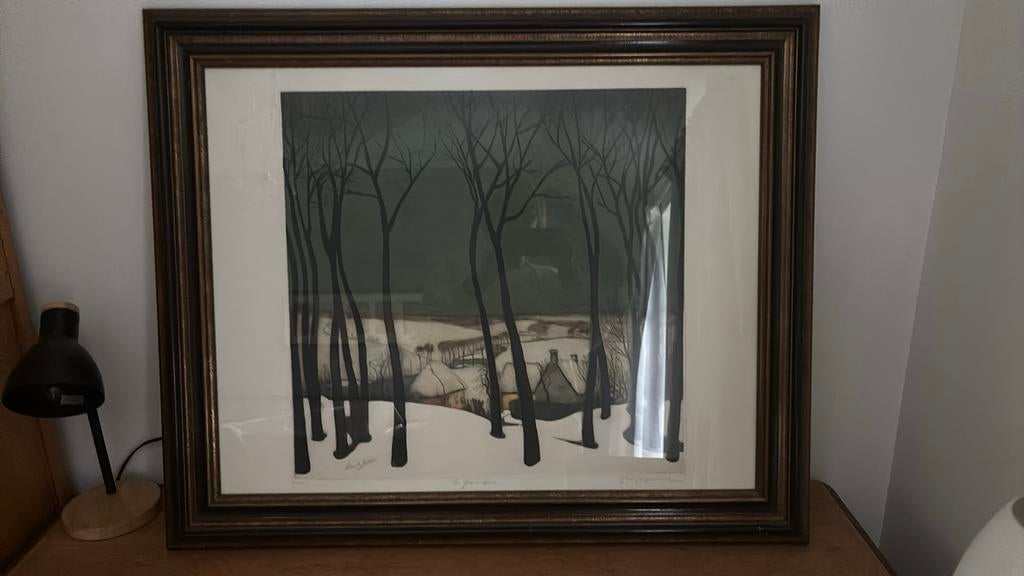 Litho Les grands arbres naar Valerius De Saedeleer, Antiek en Kunst, Kunst | Litho's en Zeefdrukken, Ophalen